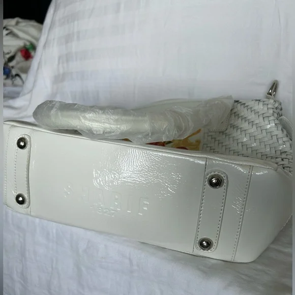 Sharif Floral White Handbag NWT - Picture 8 of 9
